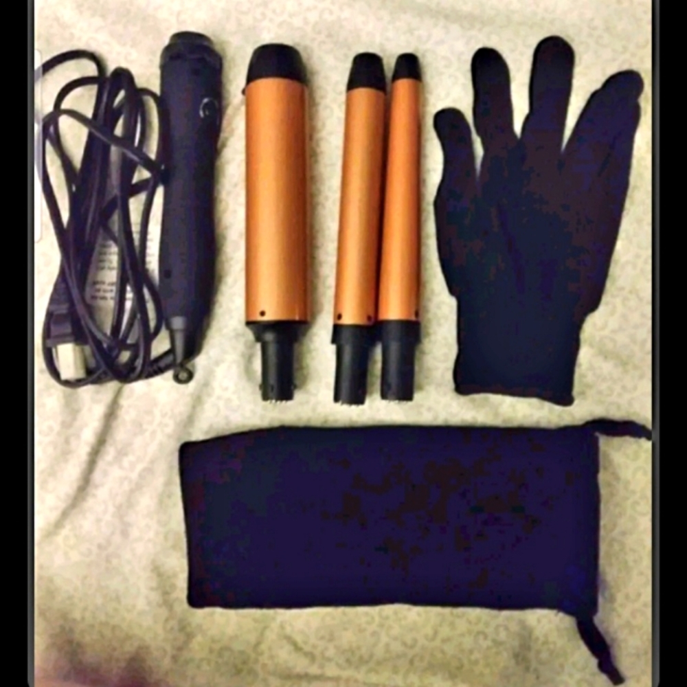 NEW interchangeable hair curling wand